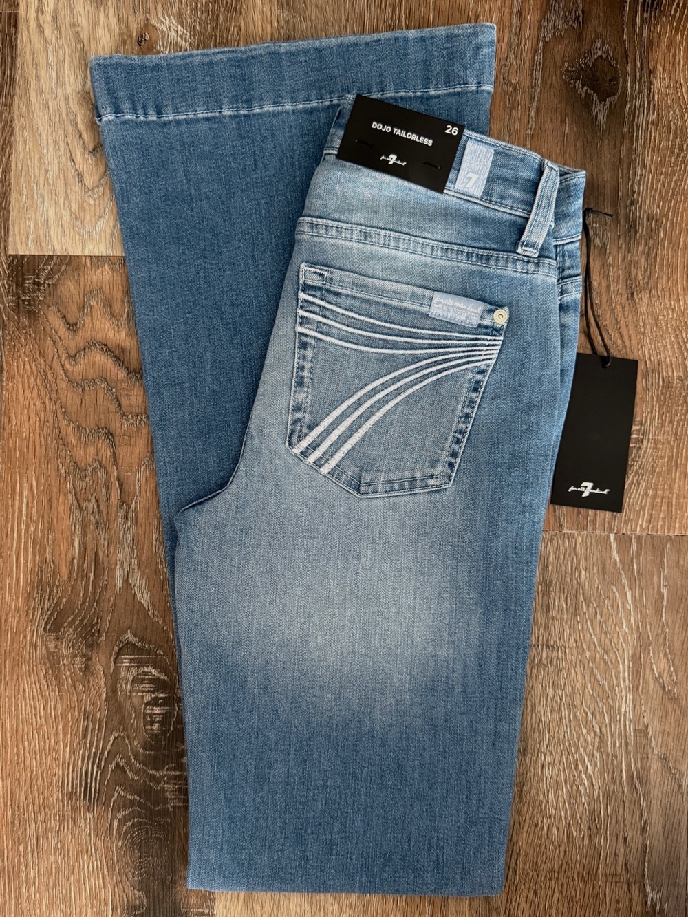 NWT 7 For All Mankind Tailorless Dojo Jeans 7FAMK